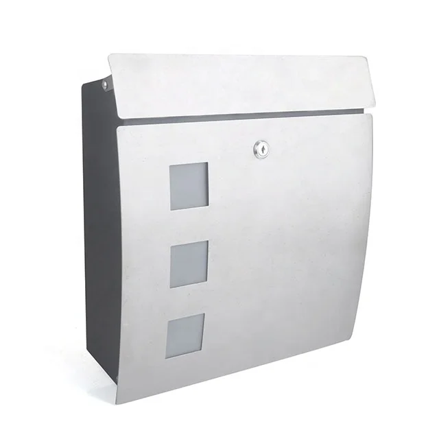 Metal Colored Drop Parcel Box Secure Mailbox