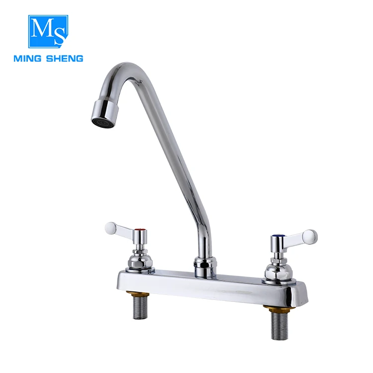 Лучшие Промышленные 2 отверстия кухня кран раковина краны