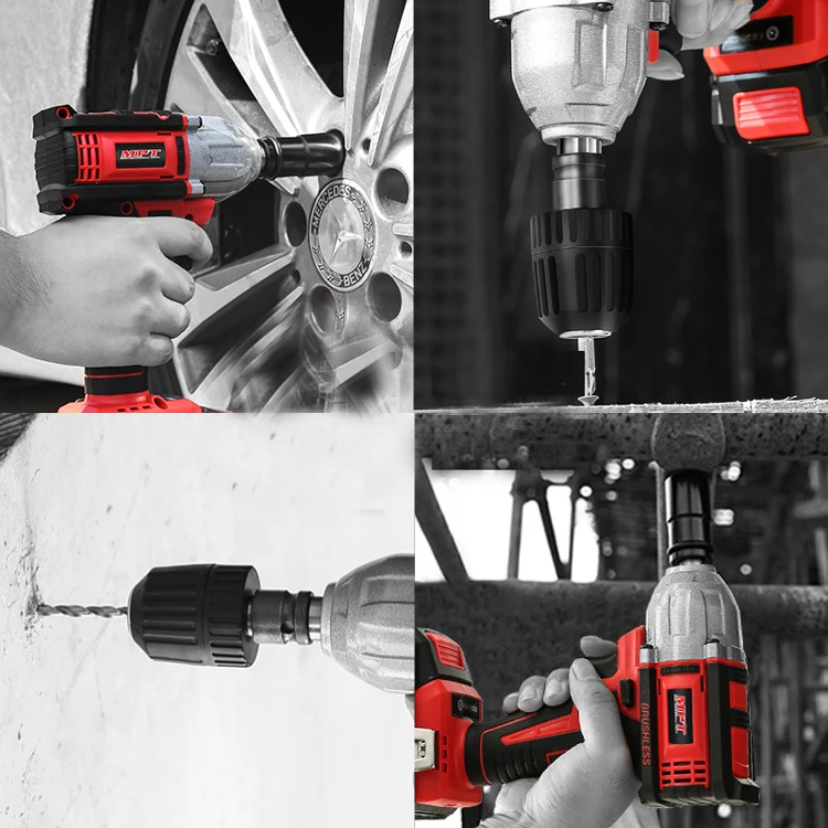 
MPT 21V 3000mAh Cordless Wrenches Impact Wrenches brushless electric wrench 