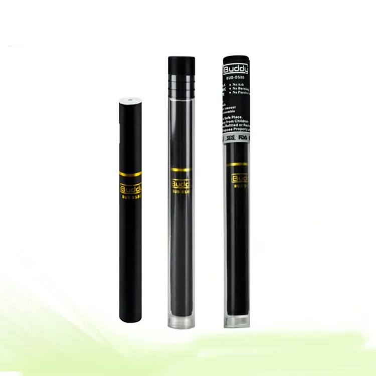 
170 mAh 0.2 tank capacity black color DS80 one time use vape pen for CBD 