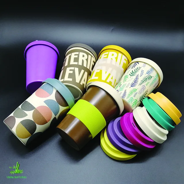 Renewable eco-green promotional travel mug cup blank mugs drinkware