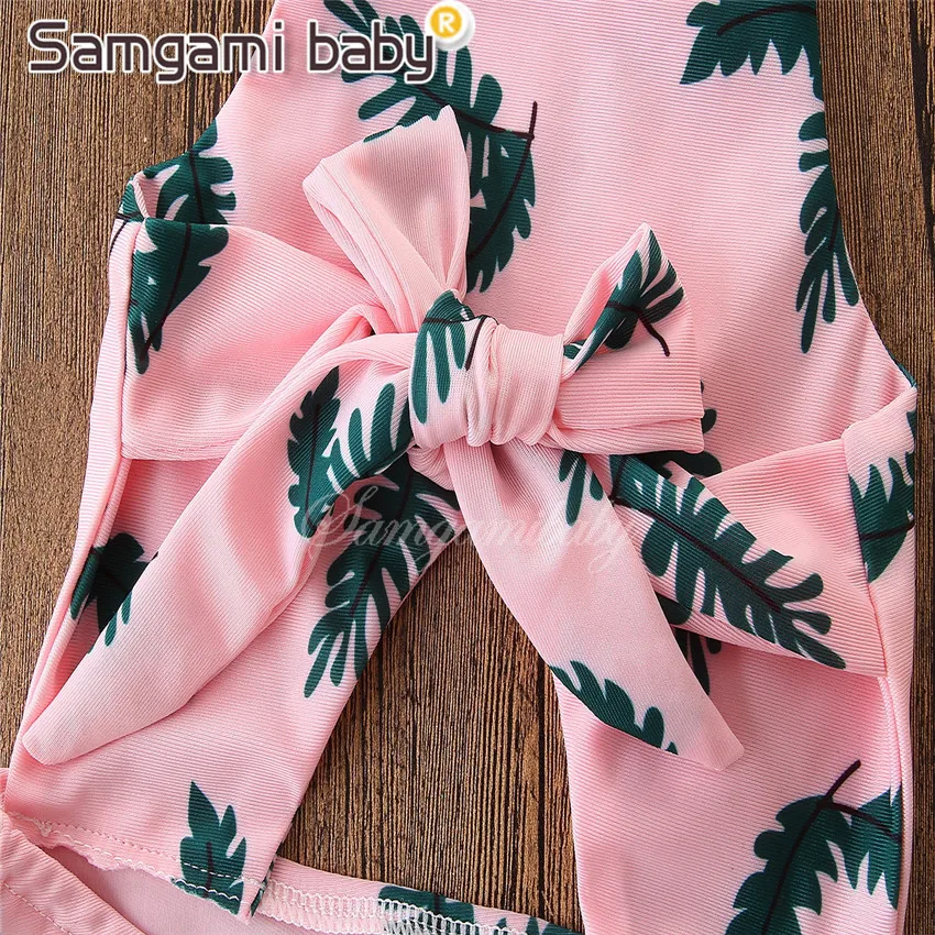 
Newborn Kids Baby Girls pink Bikini Swimwear Swimsuit Beachwear Bathing Suit 