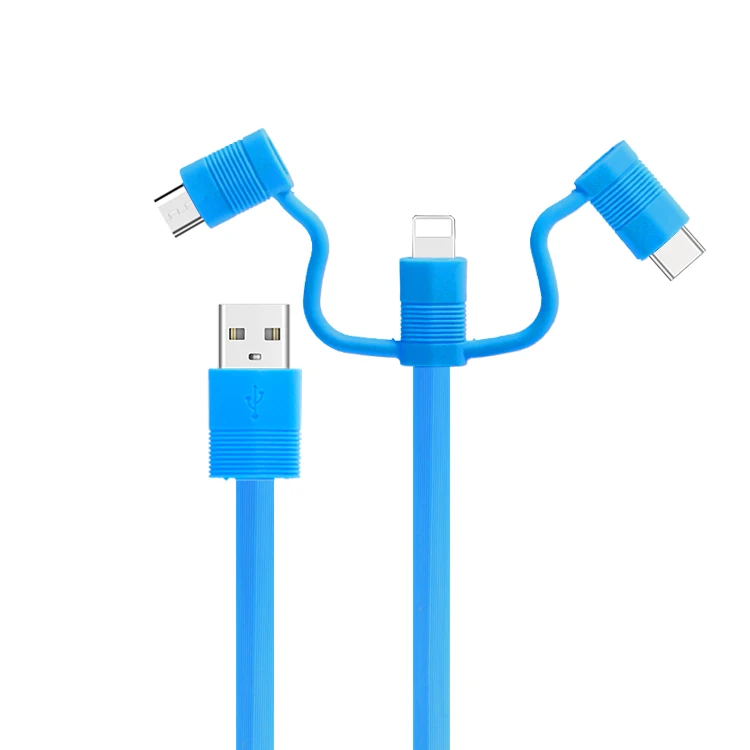 Три в одном Двойной порты и разъёмы usb зарядное устройство кабель 3 в 1 Многофункциональный мобильный телефон планшеты