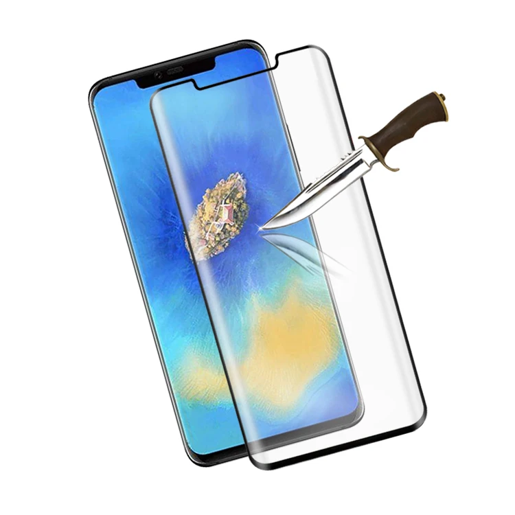 Взрывозащищенные полное покрытие 0 33 мм 9 H 3D изогнутые Asahi закаленное стекло для Huawei Mate 20 pro Screen Protector