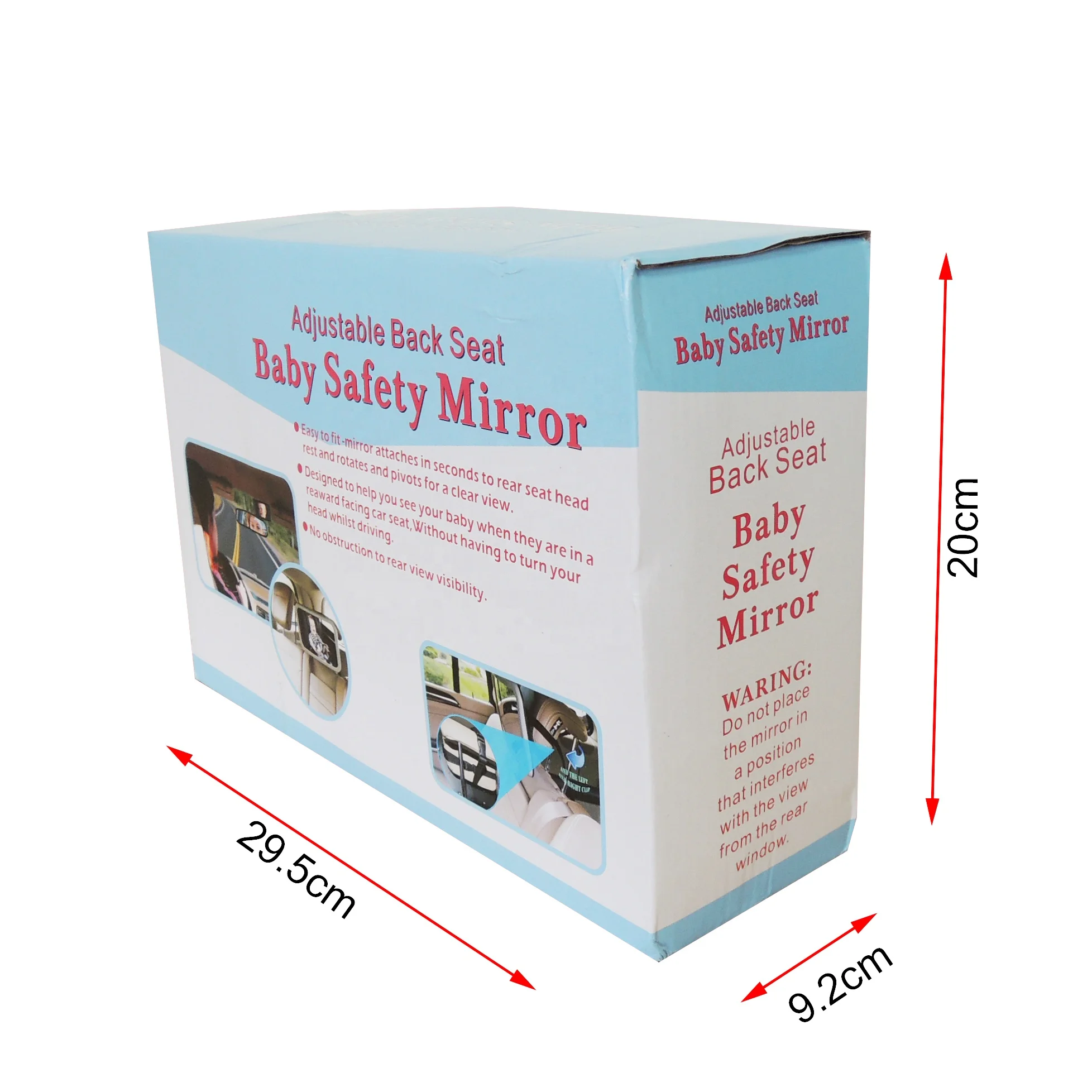 CM-04  Best quality Back seat baby safety products car back mirror for babybaby car seat mirror