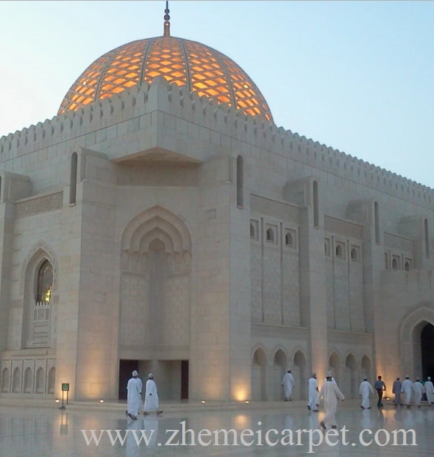 100% Polyester Acrylic 80% Wool 20% Nylon Masjid Praying Thick Broadloom Mosque Prayer Carpet