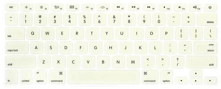 
Colorful Tablet Soft Silicone Keyboard Protector Cover For Macbook Pro 13 Air 15 With Touch Bar 