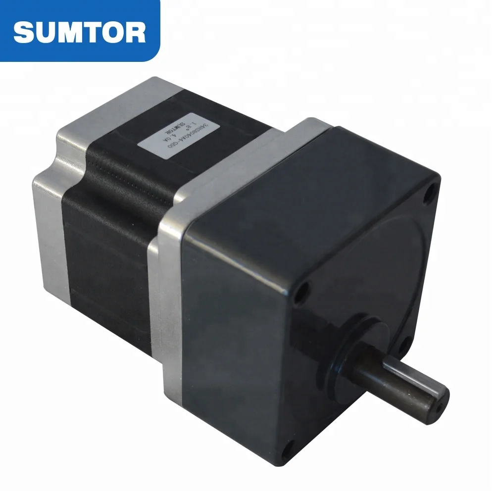 80мм 4A nema 34 высококачественный шаговый электродвигатель с редуктором 50: 1