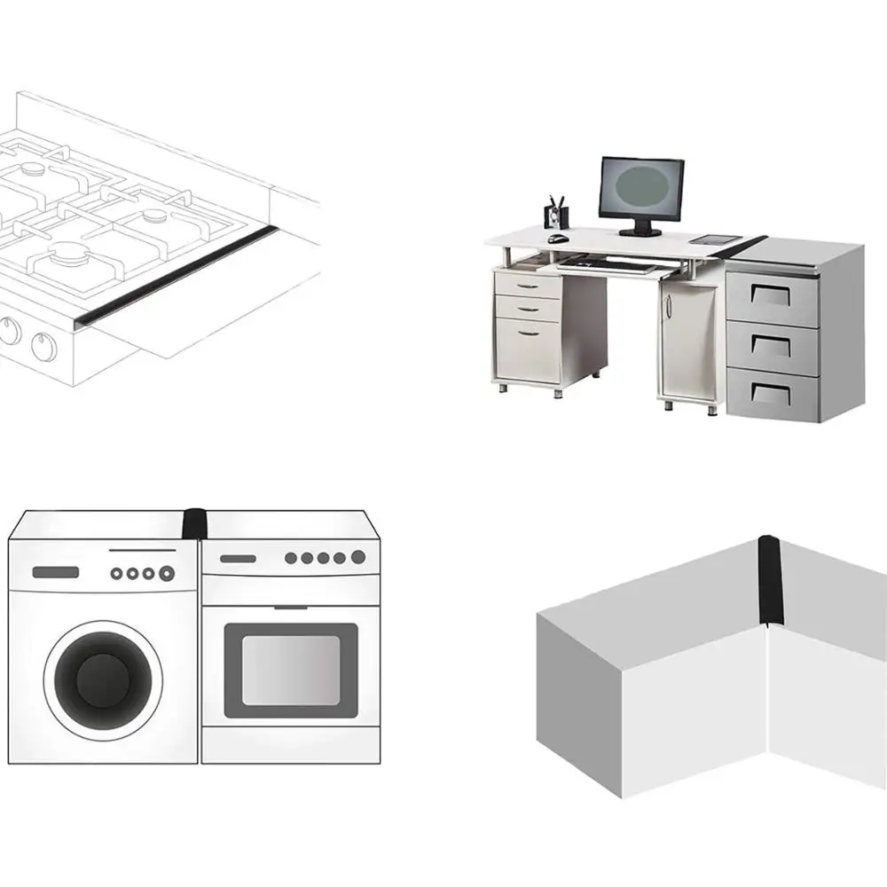 Silicone Stove Counter Gap Covers
