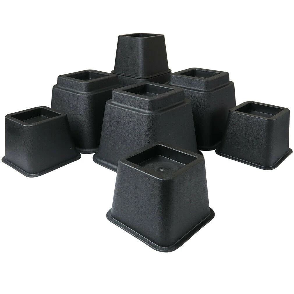 Подставки для кровати/мебели-штабелируемые-Heavy Duty-3,5 или 8 дюймов Rise-набор из 4, 8