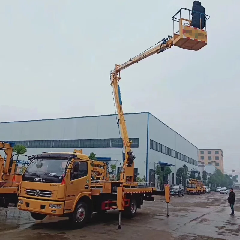 Electrical work height 10-18m insulated bucket trucks