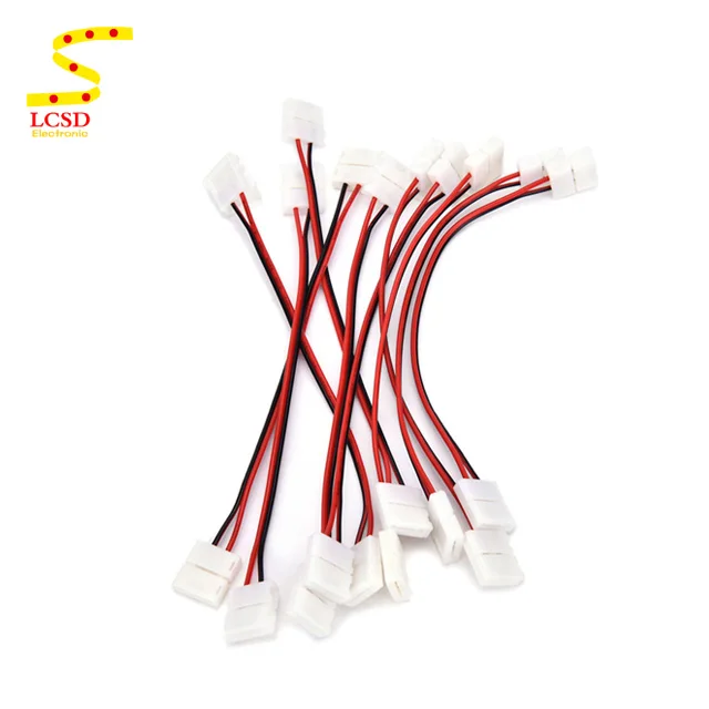 DC12-24V 10mm 2 pin wire connector for 5050 led strip light