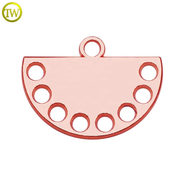 Metal charm Jewelry Brand Tags For Necklace & Bracelet,Floating Locket Plate