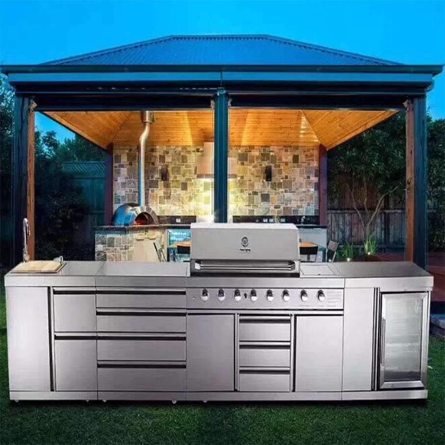 Cheap Outdoor Furniture Modern Outdoor bbq Cabinet