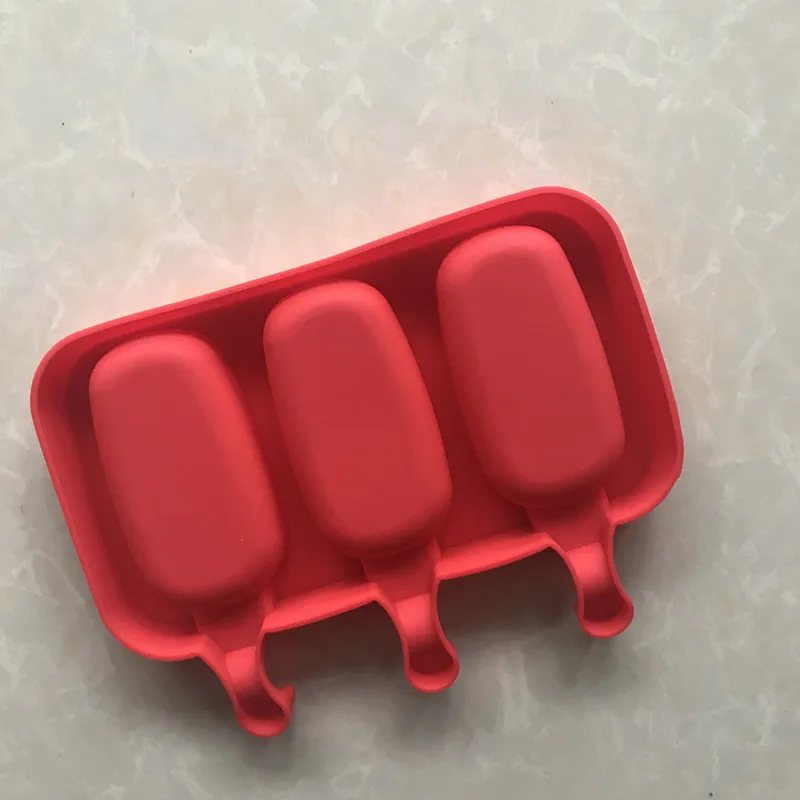 Силиконовые формы для торта с крышкой форма мороженого без БФА оптовая продажа 100 Деревянными Палочками