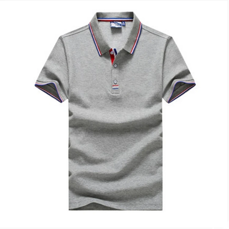 Производители одежды за рубежом недорогая китайская оптовая продажа Высококачественная хлопковая ткань пике мужская рубашка-поло с вышивкой логотипом на заказ