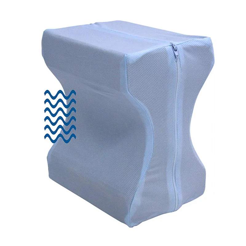 Colling Bamboo Charcoal Memory Foam Knee Pillow Cooling Gel Knee Pillow