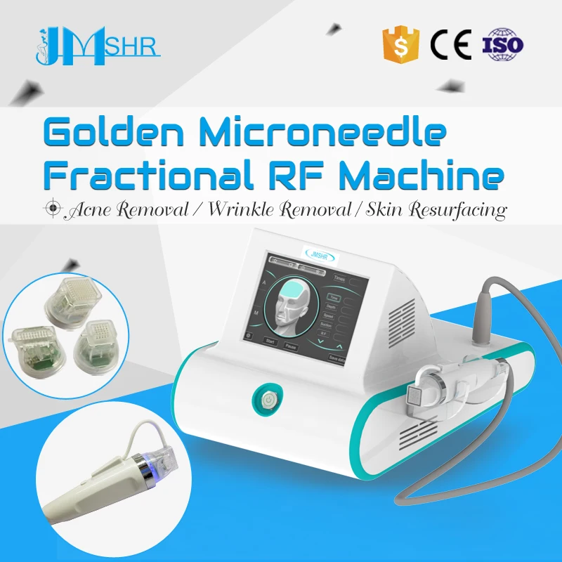 
2019 Hot sale auto control gold plating Microneedling RF beauty Machine/fractional micro needle with CE approval 
