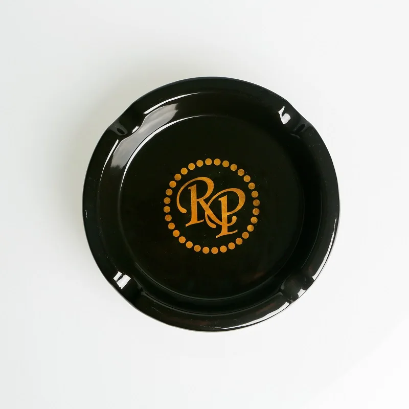 Custom ceramic ashtray with your logo porcelain cigar ashtray
