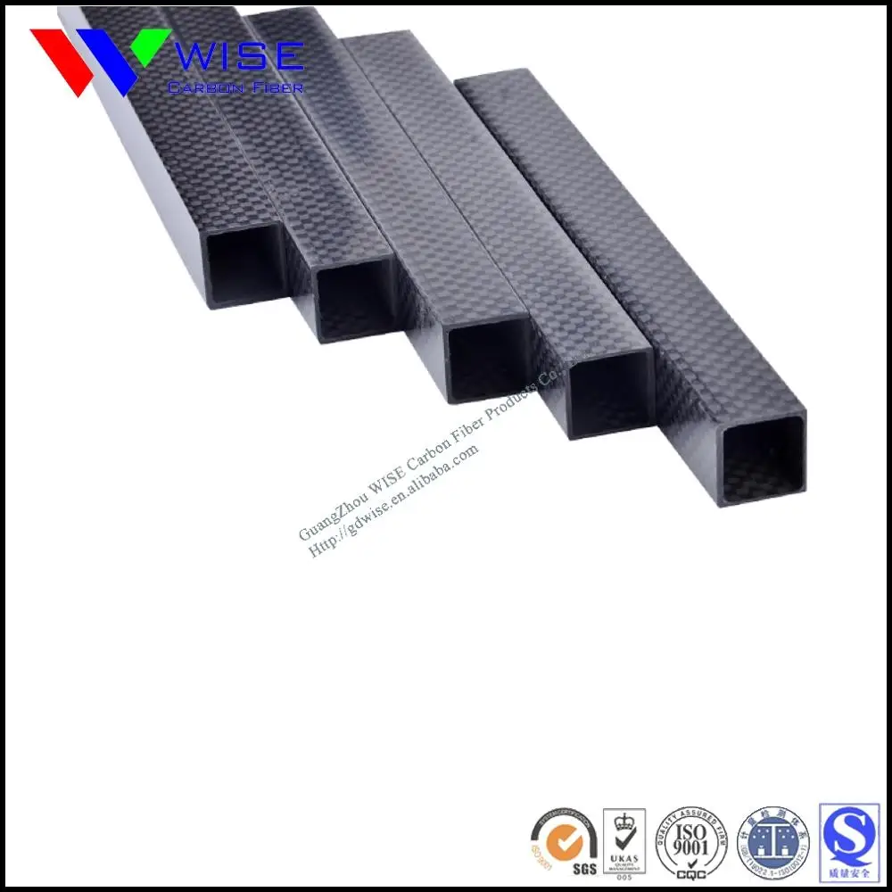 Популярная квадратная трубка из углеродного волокна 15 мм для кемпинга