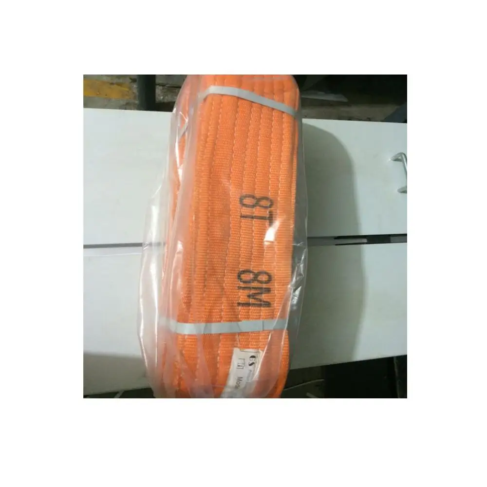 WLL 5T tonne  industrial  duplex polyester webbing sling lifting sling belt strap  becket eye safety factor 4 5 6 7