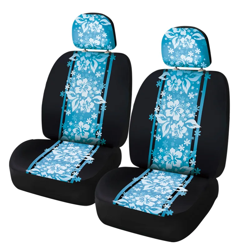 Лицензионный чехол для автомобильного сиденья с имитацией летальной опасности, универсальные чехлы для сидений с 2 переднями