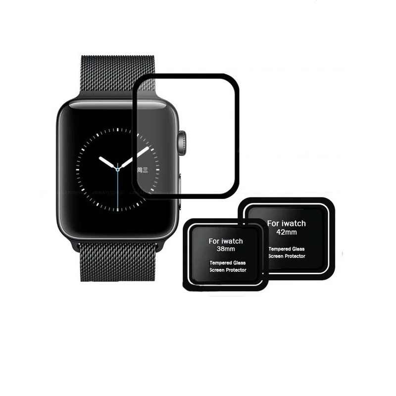 
Tempered Glass Screen Protector for iphone watch Series 4/3/2/1 9H Hardness Screen Protector for Iwatch 44mm 42mm 38mm 