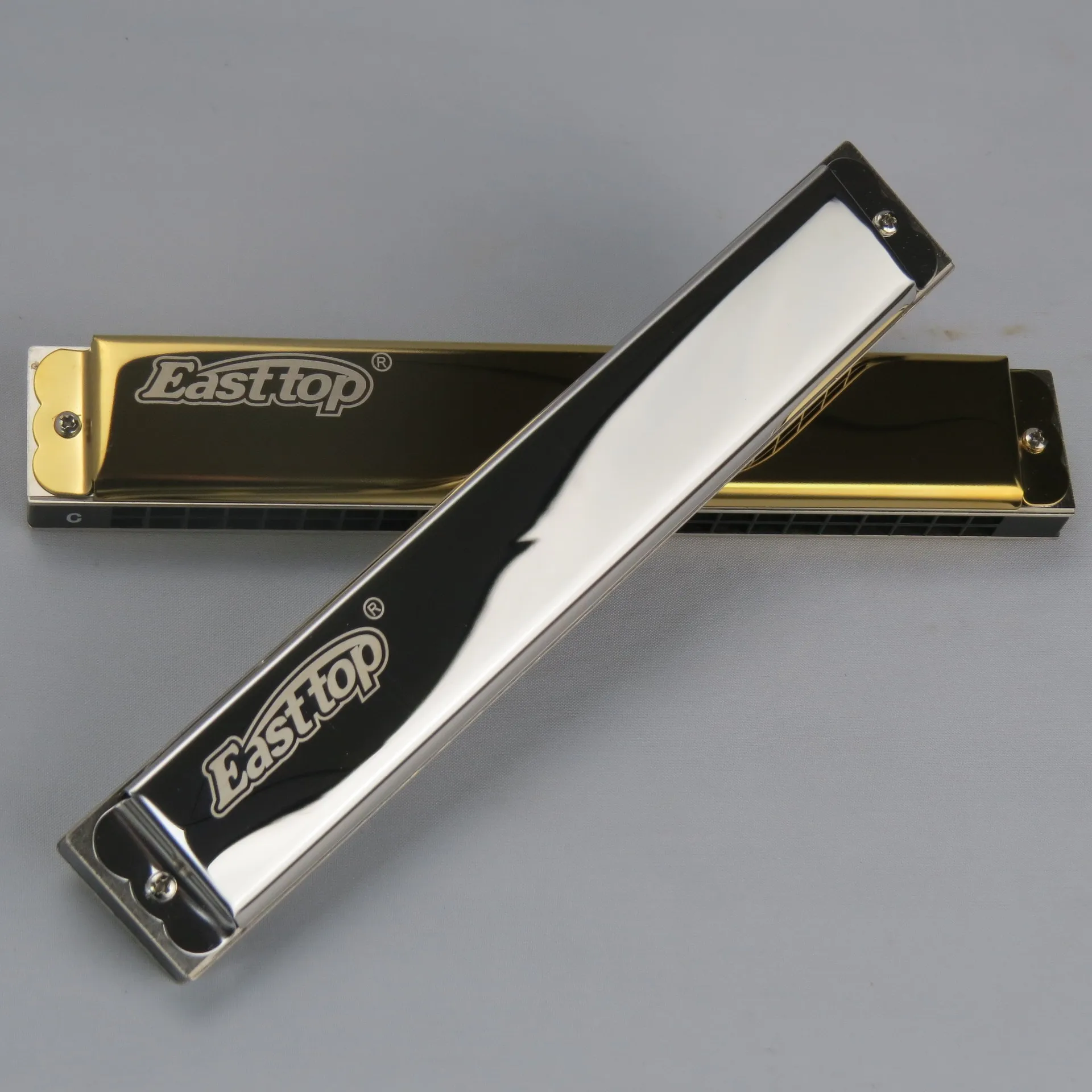 Professional easttop harmonica 24 hole with black case