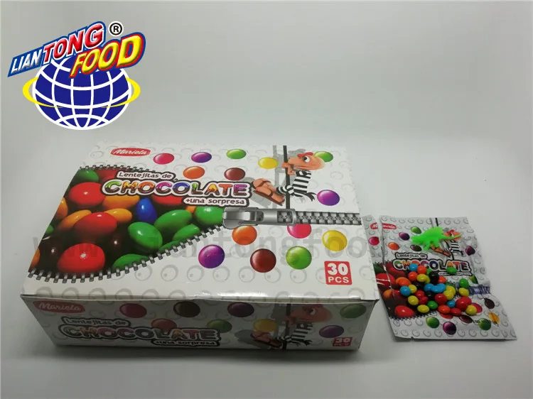 New product 15g bagged chocolate beans + DIY toy bag