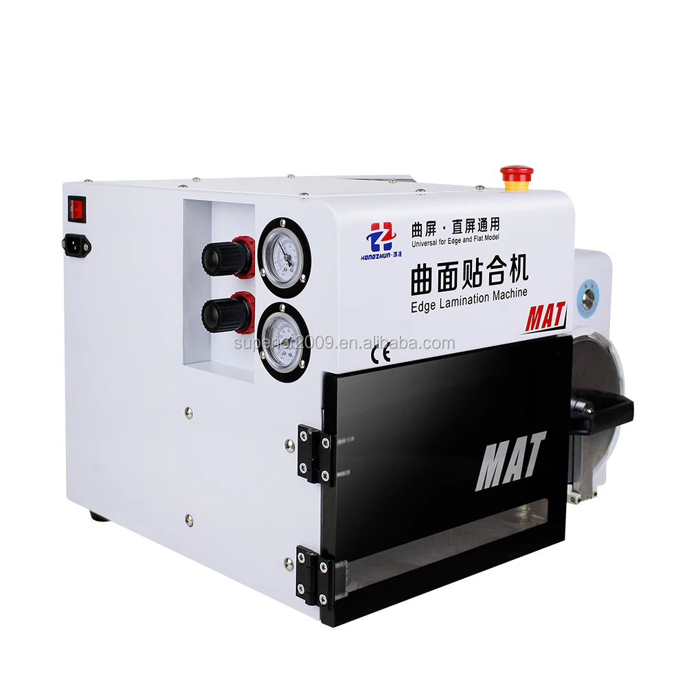 MAT vacuum lamination machine oca film laminator lcd repair refurbish for samsung edge oca paster and lamination bubble remover