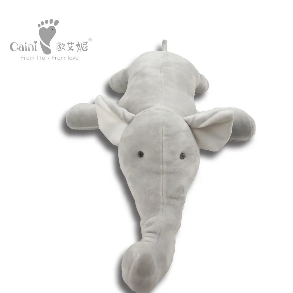 Cute Plush Elephant Soft Stuffed Wild Animal Toy With Big Ears Grey Elephants Plush Toys Elephant Safe Children Toys