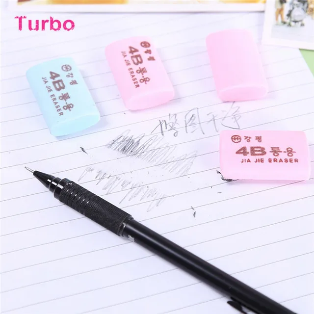 
japanese school office stationery supplies Cute design customize rectangle shaped rubber erasers for promotional 