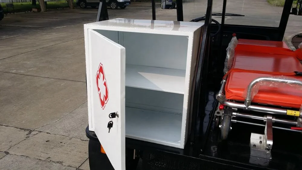 2 seater electric ambulance medical customize utility vehicle golf cart