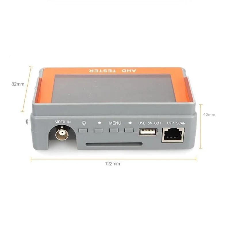 1080P 4.3-Inch LCD Screen Portable CCTV Tester Pro 2 In 1 For AHD CVBS Analog Camera Security Monitor