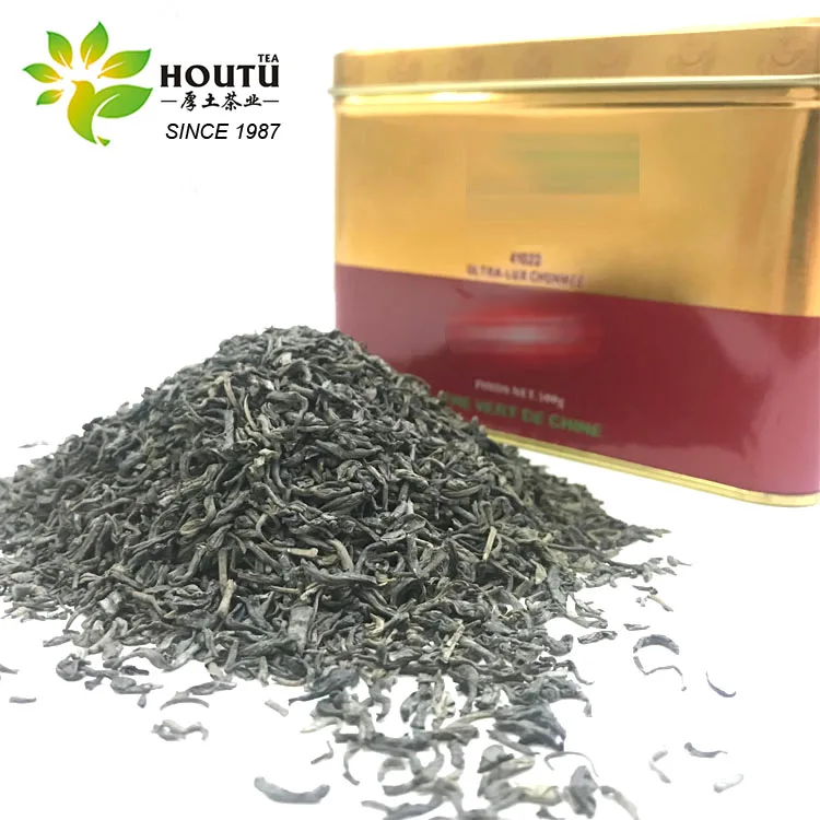 Organic Green Tea from China Mali Guinea Chunmee 41022 4011 Loose Tea Powder Healthy Slimming in Bulk Bag Box Packaging
