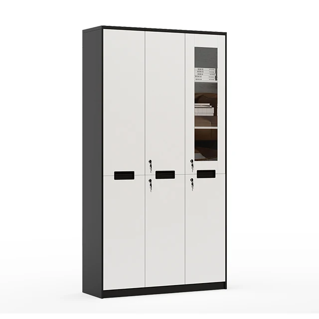 Hot sale contemporary wooden furniture office storage cupboards