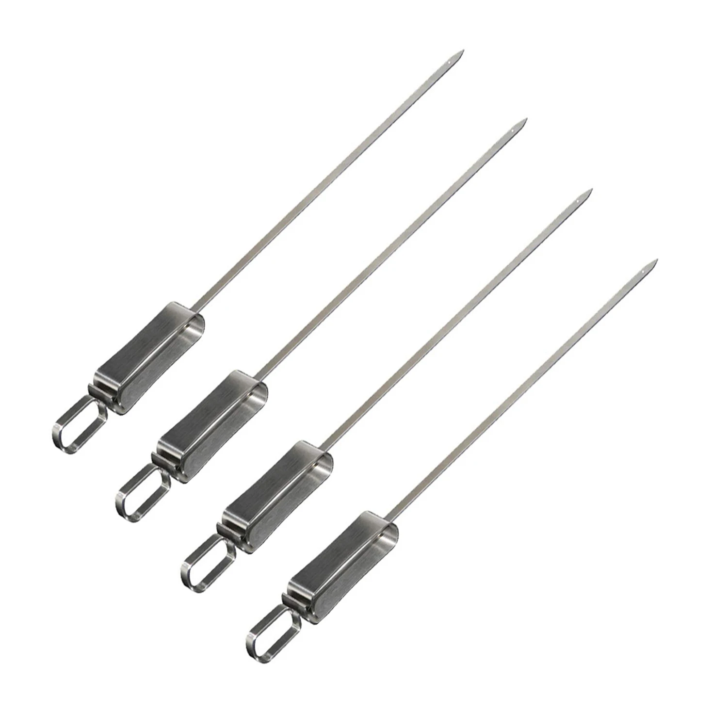 Stainless Steel Skewers,BBQ Metal Skewers for Grilling
