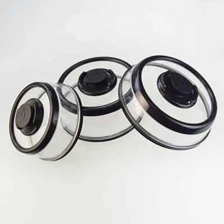 
PressDome set of 3 pieces vacuum food cover TV shopping products/ kitchen items 