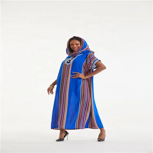 Islamic Clothing Fashion Flower Kaftan Abaya Muslim Style Female Gown