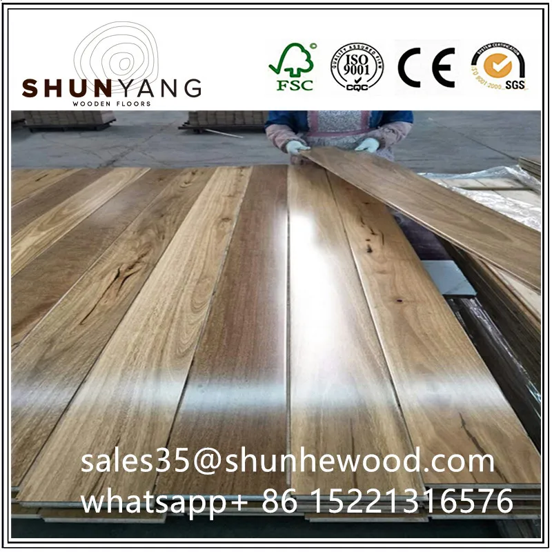 14MM/15MM Australia timber origin 5G spotted gum engineered Hardwood flooring smooth surface