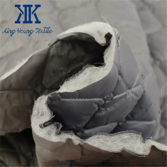 100% polyester double sided waterproof quilted jacket fabric