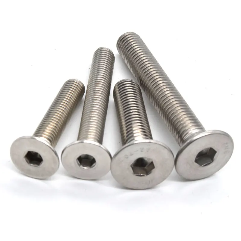 DIN 7991 Hexagon socket countersunk head a2-70  allen key machine screws