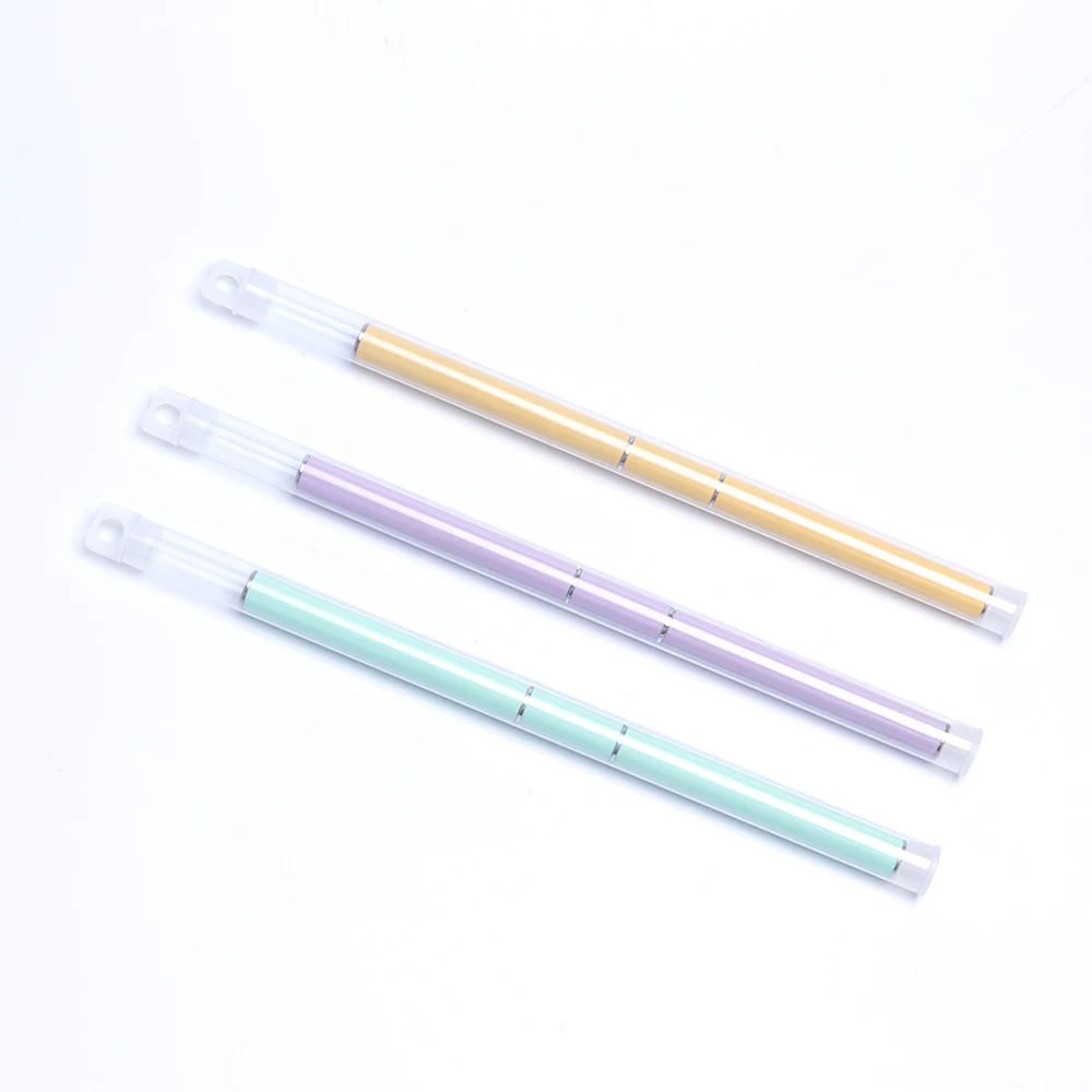 
Double Head metal handle Finger Extension tool for spatula nail art brush 