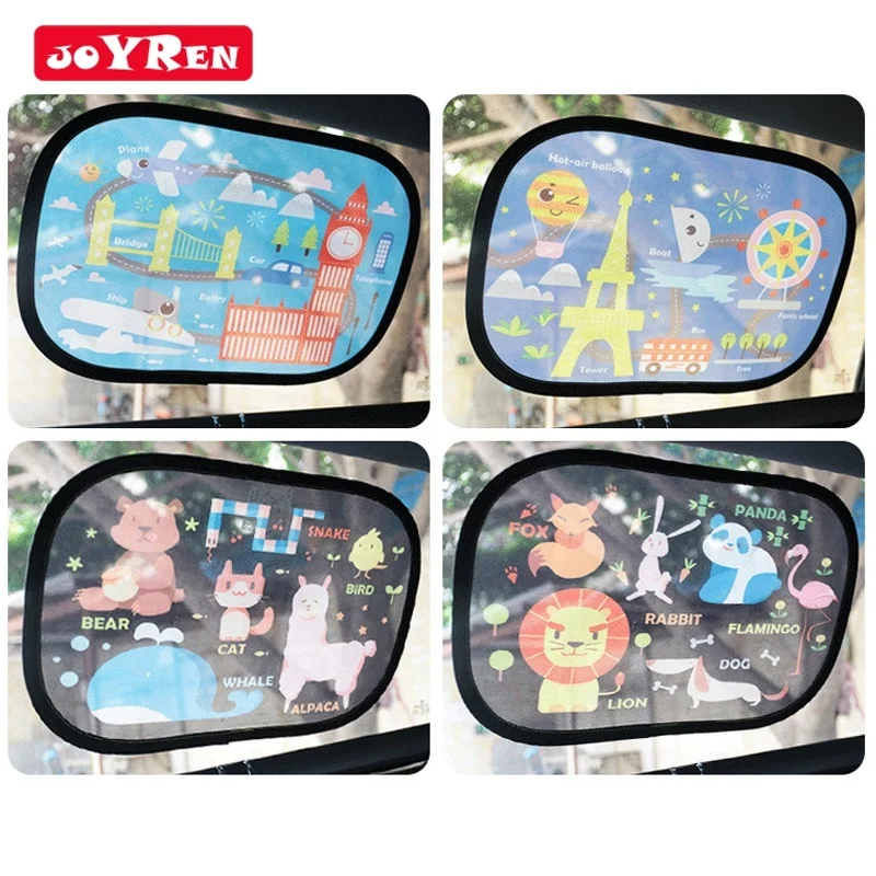 Customized car sun visor baby shades for car windows car sunshade for kid