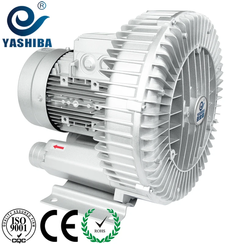 
YASHIBA high pressure mini air blower 4HP 3KW220v air side channel ring blower 