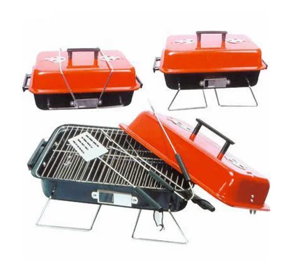 Квадратный портативный складной уголь принадлежности для шашлыков гриль коробка случае