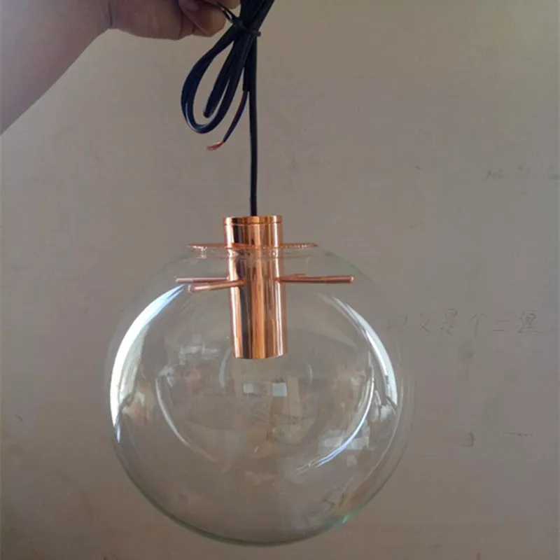 Simple Design Home Indoor Living Room Acrylic Led Modern Decor Pendant Lamp Ball Chandeliers