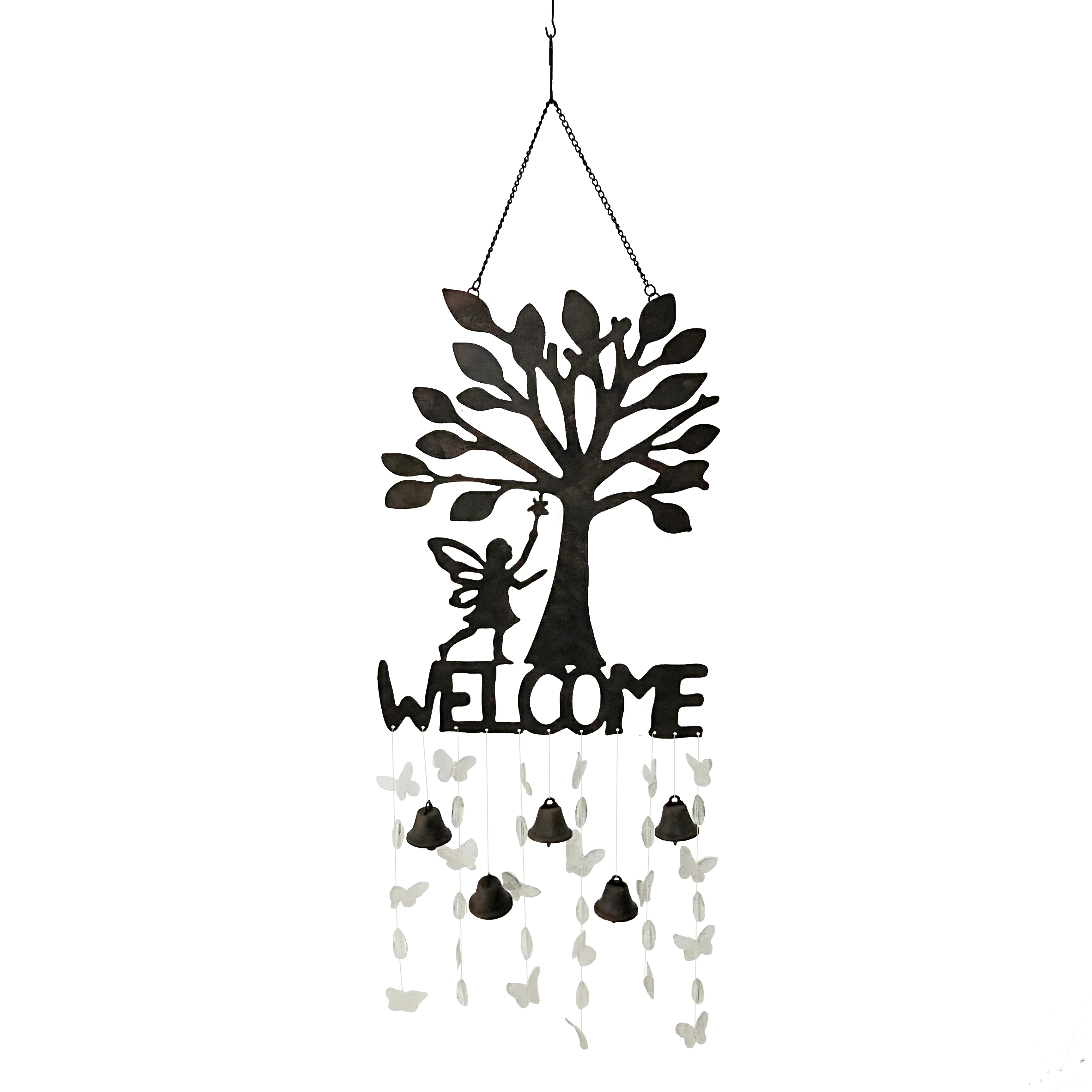 Сказочный металлический садовый Колокольчик в форме дерева, оптовая продажа