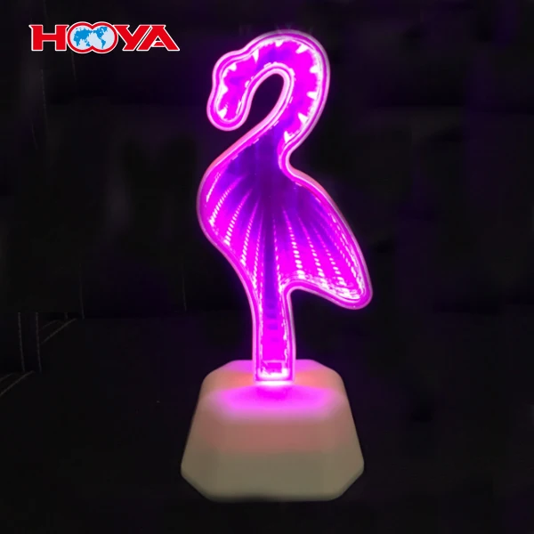 
LED table mirror tunnel night light for home decoration 