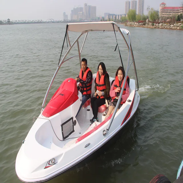 4.8m 15.7ft small jet boat fiberglass fishing speed boat for sale